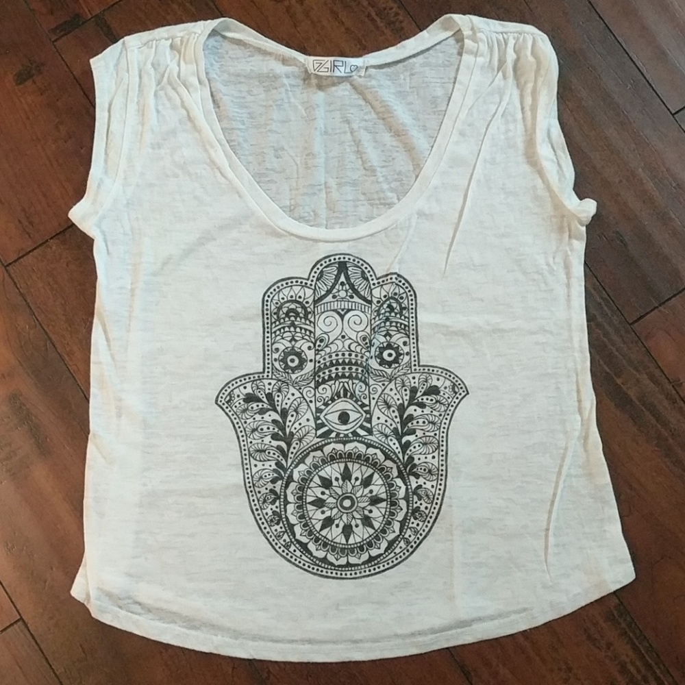 Hamsa Hand see through top